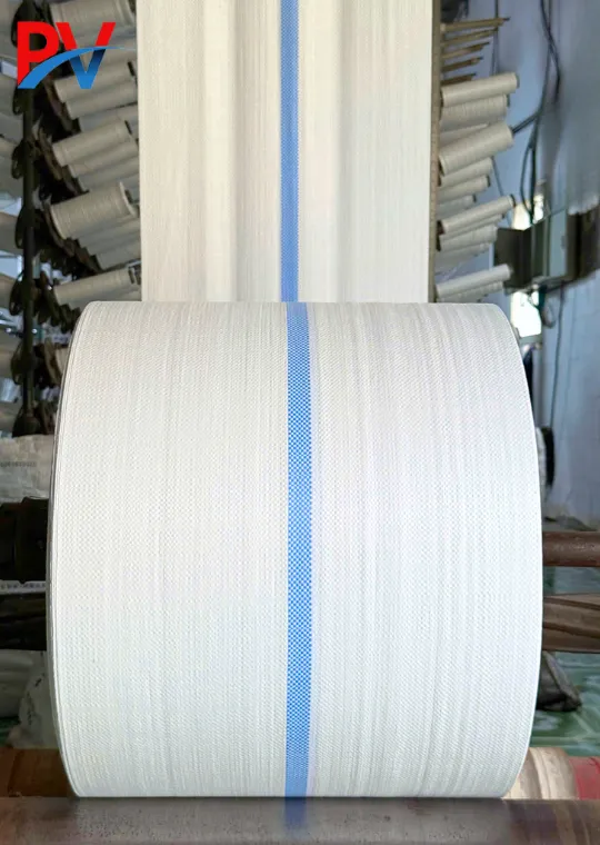 CUỘN PP DỆT TRẮNG BIÊN XANH - KHỔ 50CM